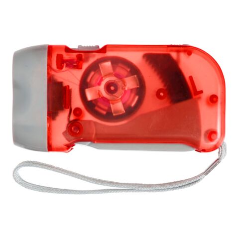 Dynamo LED ficklampa Röd | Inget reklamtryck | Inte tillgängligt | Inte tillgängligt