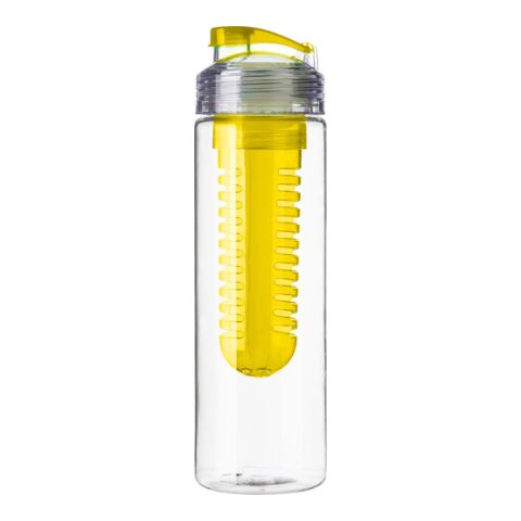 Vattenflaska (650 ml) med behållare för smaksättning Gul | Inget reklamtryck | Inte tillgängligt | Inte tillgängligt