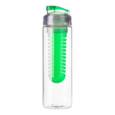 Vattenflaska (650 ml) med behållare för smaksättning limegrön | Inget reklamtryck | Inte tillgängligt | Inte tillgängligt