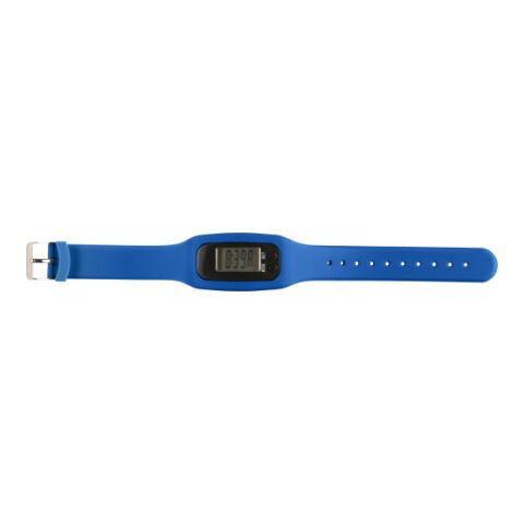 Stegräknare med armband i silikon Koboltblå | Inget reklamtryck | Inte tillgängligt | Inte tillgängligt