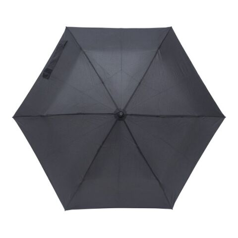 Paraply i pongee (190T med 6 paneler Svart | Inget reklamtryck | Inte tillgängligt | Inte tillgängligt