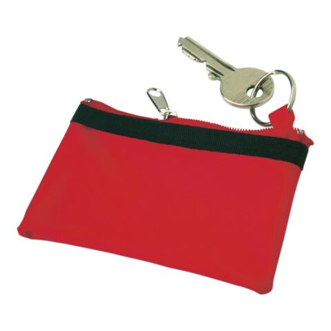 Nyckelväska i nylon Röd | Inget reklamtryck | Inte tillgängligt | Inte tillgängligt