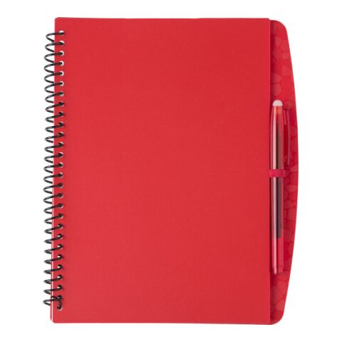 Spiralbunden anteckningsbok i PP Röd | Inget reklamtryck | Inte tillgängligt | Inte tillgängligt
