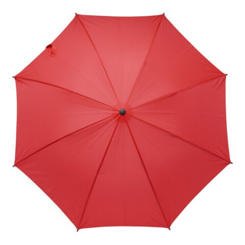 Lättviktsparaply i pongee (190T) Röd | Inget reklamtryck | Inte tillgängligt | Inte tillgängligt