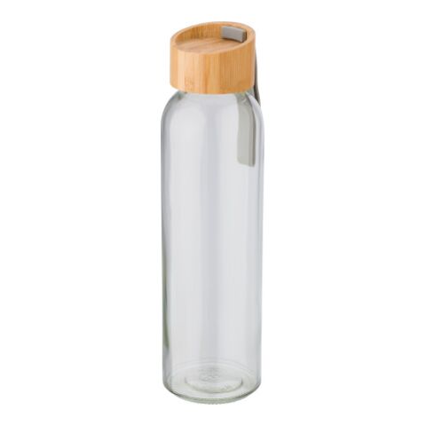 Vattenflaska i glas (600 ml) Brun | Inget reklamtryck | Inte tillgängligt | Inte tillgängligt