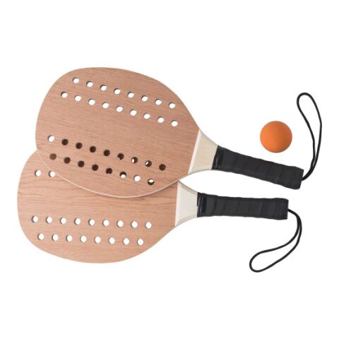 Set med tennisracket och boll