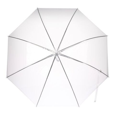 Transparent paraply, automatisk öppning Vit | Inget reklamtryck | Inte tillgängligt | Inte tillgängligt