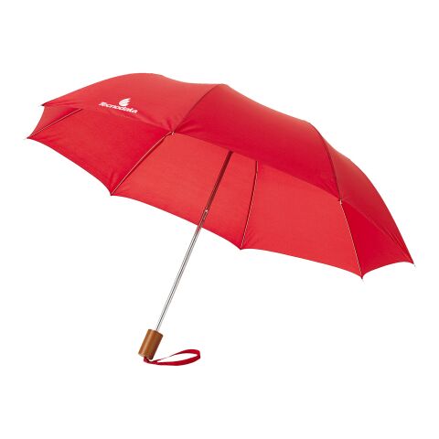 20&quot; 2-sektions paraply Standard | röd | Inget reklamtryck | Inte tillgängligt | Inte tillgängligt | Inte tillgängligt
