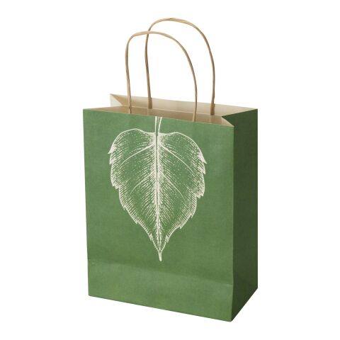 Papperspåse 150 g/m² av jordbruksavfall med tvinnade handtag – 18 x 9 x 23 cm