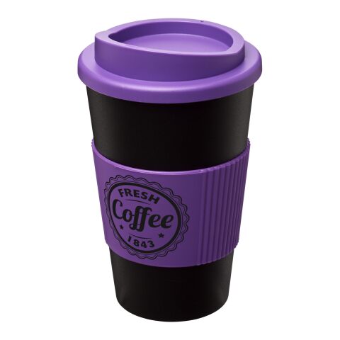 Americano® 350 ml termosmugg med handtag Svart-Lila
