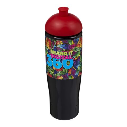 H2O Tempo® 700 ml sportflaska med kupollock svart brons-röd | Inget reklamtryck | Inte tillgängligt | Inte tillgängligt