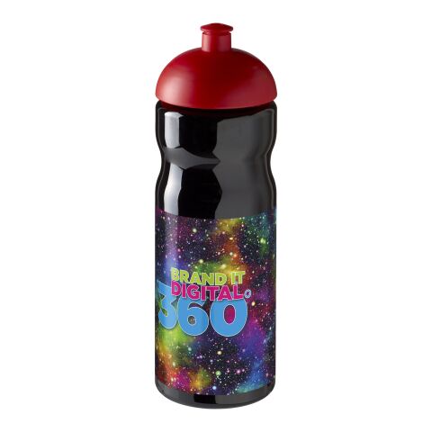 H2O Base® 650 ml sportflaska med kupollock Svart-Röd