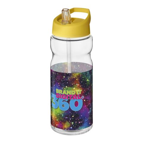H2O Base® 650 ml sportflaska med piplock Transparent-Gul | Inget reklamtryck | Inte tillgängligt | Inte tillgängligt