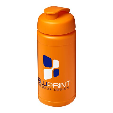 Baseline® Plus 500 ml sportflaska med uppfällbart lock Orange