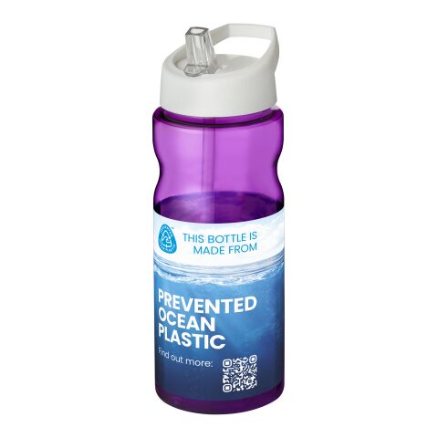 H2O Eco 650 ml sportflaska med piplock lila-vit | Inget reklamtryck | Inte tillgängligt | Inte tillgängligt