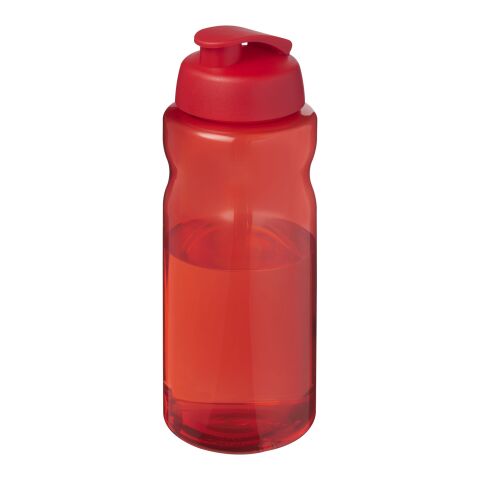 H2O Active® Eco Big Base 1-liters sportflaska med uppfällbart lock röd-röd | Inget reklamtryck | Inte tillgängligt | Inte tillgängligt