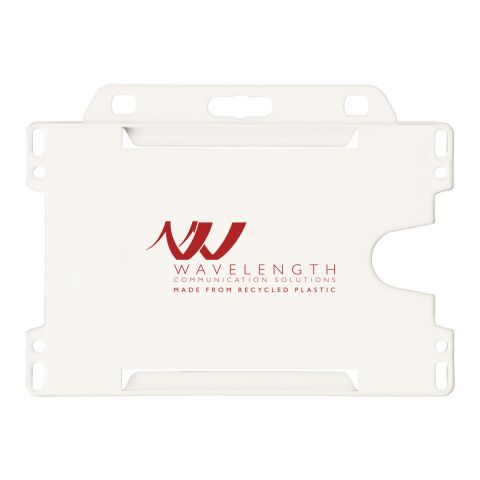 Vega korthållare av återvunnen plast Vit | Inget reklamtryck | Inte tillgängligt | Inte tillgängligt