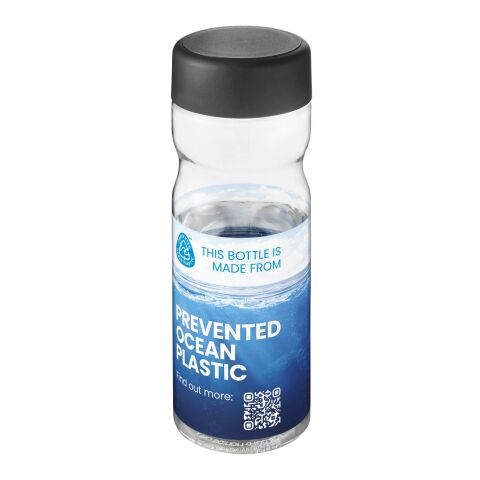 H2O Eco Base 650 ml screw cap water bottle Vit-Svart | Inget reklamtryck | Inte tillgängligt | Inte tillgängligt