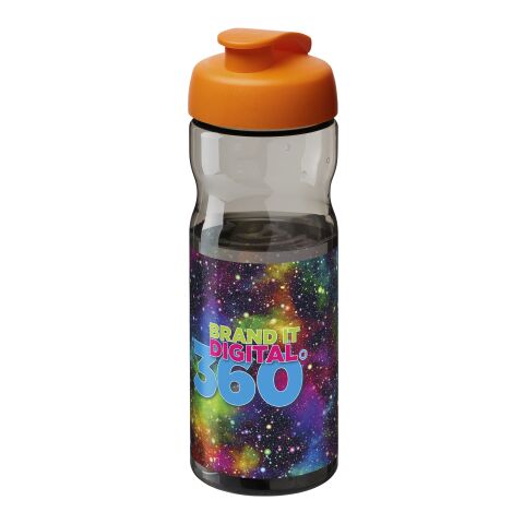 H2O Active® Base Tritan™ 650 ml sportflaska med uppfällbart lock Heather Charcoal-Orange