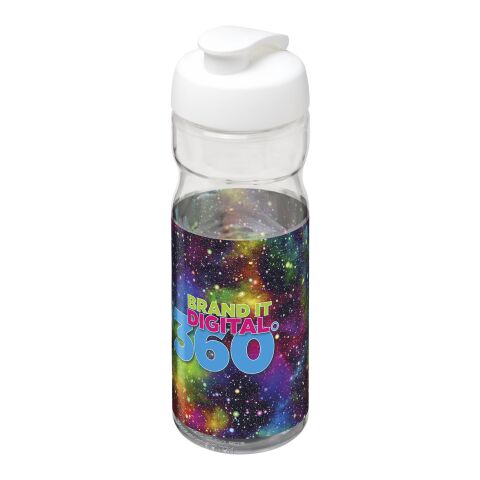 H2O Active® Base Tritan™ 650 ml sportflaska med uppfällbart lock Transparent-Vit | Inget reklamtryck | Inte tillgängligt | Inte tillgängligt