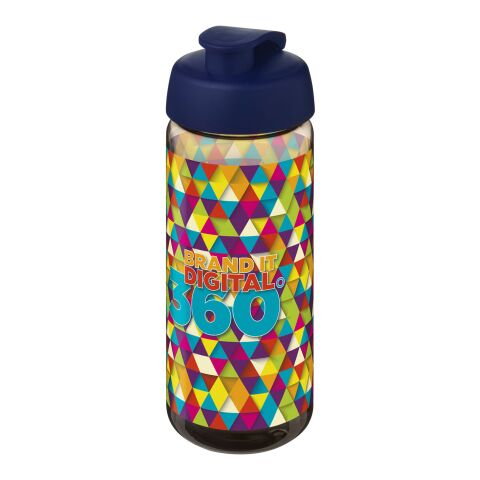 H2O Active® Octave Tritan™ 600 ml sportflaska med uppfällbart lock Heather Charcoal-Blå | Inget reklamtryck | Inte tillgängligt | Inte tillgängligt