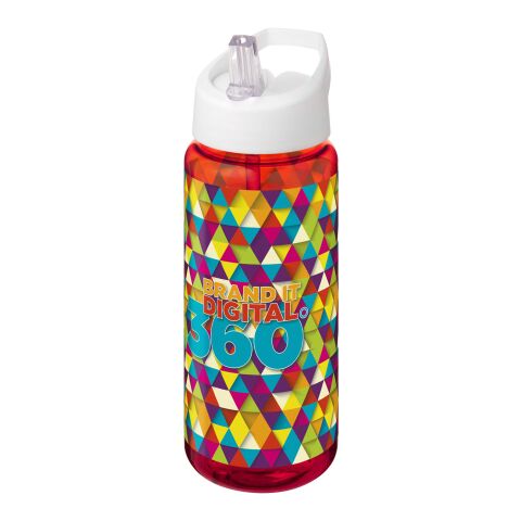 H2O Active® Octave Tritan™ 600 ml sportflaska med piplock Röd-Transparent vit | Inget reklamtryck | Inte tillgängligt | Inte tillgängligt