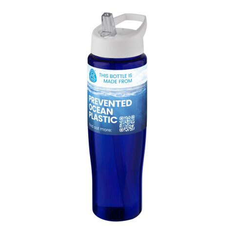 H2O Active® Eco Tempo 700 ml sportflaska med piplock Vit-Blå