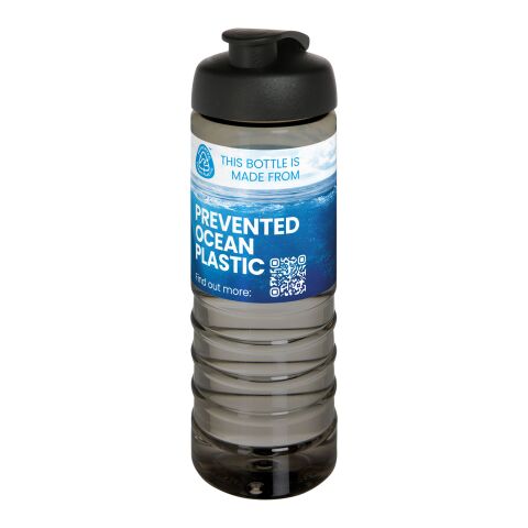 H2O Active® Eco Treble 750 ml sportflaska med uppfällbart lock antracit-svart brons | Inget reklamtryck | Inte tillgängligt | Inte tillgängligt