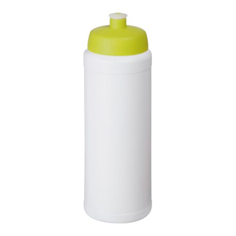 Baseline® Plus grip 750 ml sportflaska med sportlock vit-limegrön | Inget reklamtryck | Inte tillgängligt | Inte tillgängligt