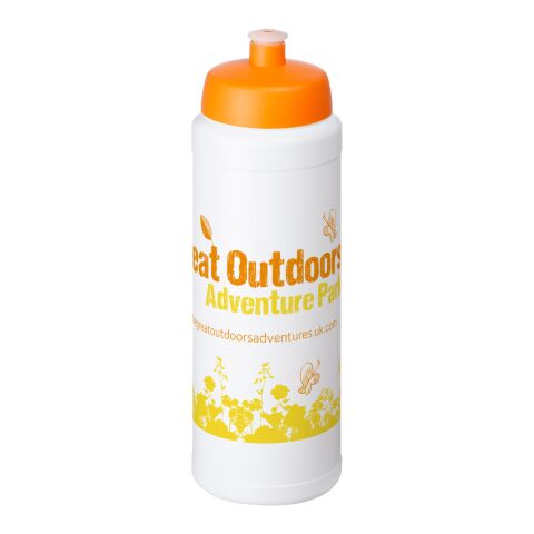 Baseline® Plus 750 ml flaska med sportlock Transparent-Orange | Inget reklamtryck | Inte tillgängligt | Inte tillgängligt