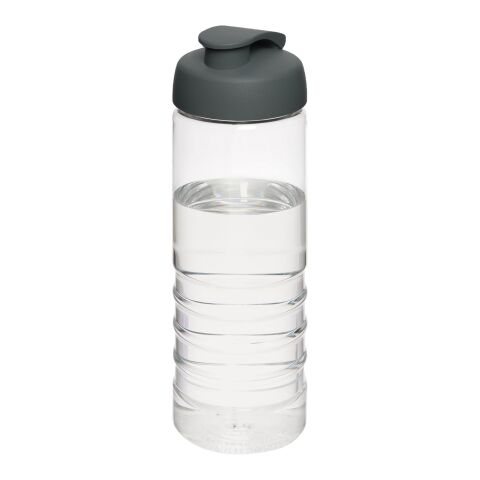 H2O Treble 750 ml sportflaska med uppfällbart lock vit-grå | Inget reklamtryck | Inte tillgängligt | Inte tillgängligt