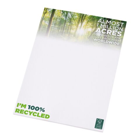 Desk-Mate® A4-anteckningsblock med återvunnet papper vit | 25 pages | Inget reklamtryck | Inte tillgängligt | Inte tillgängligt