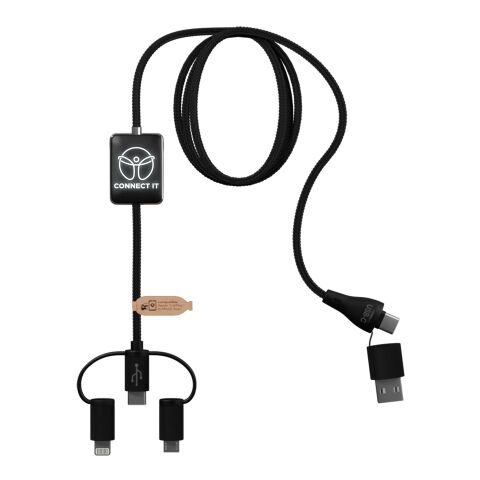 SCX.design C48 CarPlay 5-i-1-laddningssladd Standard | svart | Inget reklamtryck | Inte tillgängligt | Inte tillgängligt