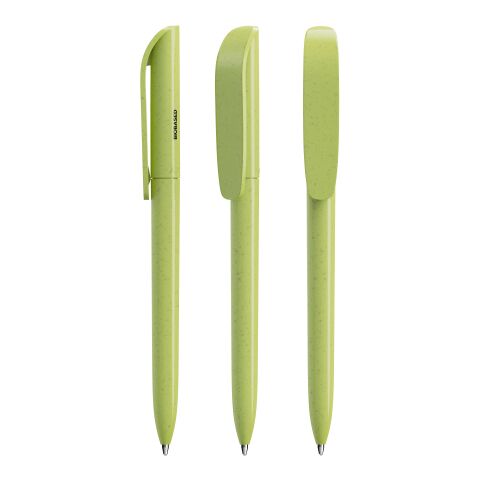 BIC® Super Clip Origin äppelgrön | Inte tillgängligt | 1-färgat Skärmtryck | Pennkropp-Klips centrerad | 20.00 mm x 40.00 mm