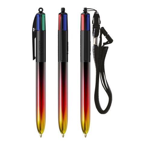 BIC® 4 Colours® Flags Collection + lanyard