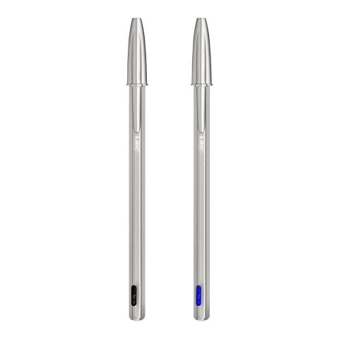 BIC® Cristal® Re New blå bläck | blå bläck | Lasergravyr | Pennkropp-Klips centrerad | 2.00 mm x 68.00 mm