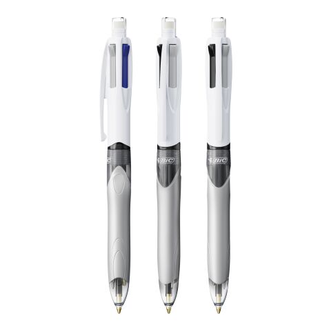 BIC® 4 Colours 3+1Hb ballpen vit-grå | Inget reklamtryck | Inte tillgängligt | Inte tillgängligt