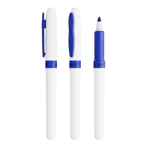 BIC® Mark-it Permanent Market vit-blå | Inget reklamtryck | Inte tillgängligt | Inte tillgängligt