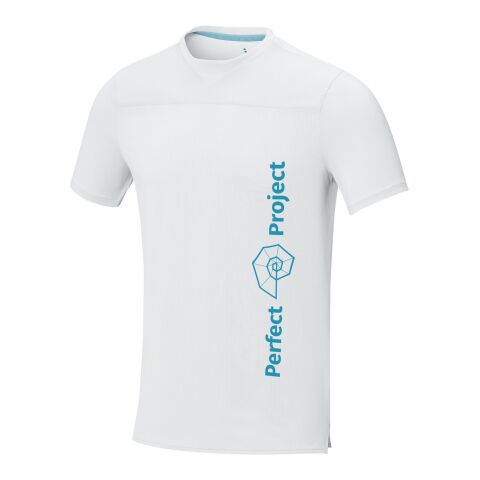 Borax kortärmad t-shirt av GRS-återvunnet cool-fitmaterial för herr Standard | vit | XL | Inget reklamtryck | Inte tillgängligt | Inte tillgängligt | Inte tillgängligt