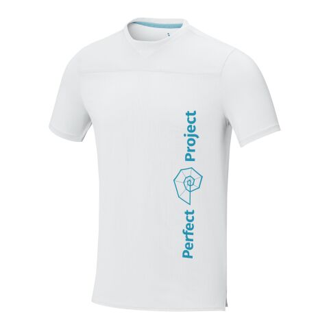 Borax kortärmad t-shirt av GRS-återvunnet cool-fitmaterial för herr Standard | Vit | XL | Inget reklamtryck | Inte tillgängligt | Inte tillgängligt | Inte tillgängligt