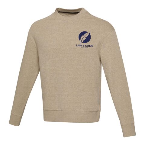 Jet unisex Aware™ tröja med rund hals av återvunnet material Standard | Oatmeal | 2XS | Inget reklamtryck | Inte tillgängligt | Inte tillgängligt | Inte tillgängligt