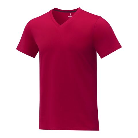 Somoto kortärmad V-ringad t-shirt till herr Standard | röd | XL | Inget reklamtryck | Inte tillgängligt | Inte tillgängligt | Inte tillgängligt