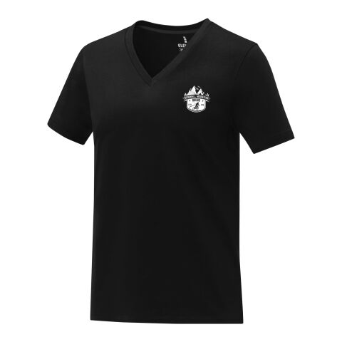 Somoto kortärmad V-ringad t-shirt till dam Standard | Svart | XS | Inget reklamtryck | Inte tillgängligt | Inte tillgängligt | Inte tillgängligt