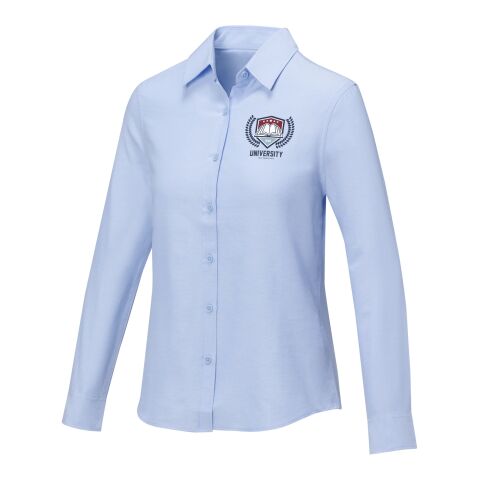 Pollux långärmad damskjorta Standard | ljusblå | 2XL | Inget reklamtryck | Inte tillgängligt | Inte tillgängligt | Inte tillgängligt