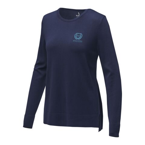 Merrit rundhalsad pullover dam Mörkblå | XS | Inget reklamtryck | Inte tillgängligt | Inte tillgängligt | Inte tillgängligt