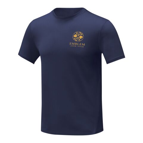 Kratos kortärmad cool-fit T-shirt herr Marinblå | 4XL