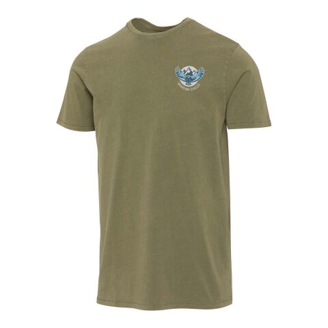 Nanaimo 160 g/m2 kortärmad tvättad T-shirt för herr Forest Green2 | XS