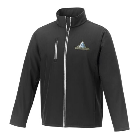 Orion softshelljacka för herr i GRS-återvunnet material Svart | XL
