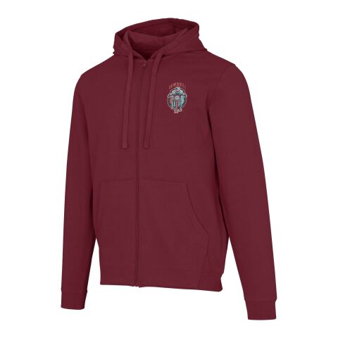Jasper 280 g/m² unisex-huvtröja av återvunnet ekologiskt OCS-material Djup vinröd | L