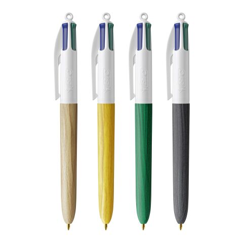 BIC® 4 Colours Wood Style
